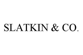 SLATKIN & CO.