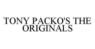 TONY PACKO'S THE ORIGINALS