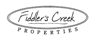 FIDDLER'S CREEK PROPERTIES