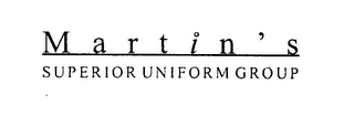 MARTIN'S SUPERIOR UNIFORM GROUP