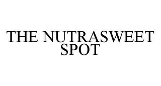 THE NUTRASWEET SPOT