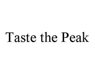 TASTE THE PEAK