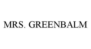 MRS. GREENBALM