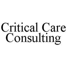 CRITICAL CARE CONSULTING