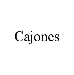 CAJONES