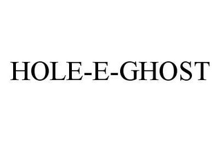 HOLE-E-GHOST