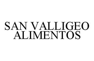 SAN VALLIGEO ALIMENTOS