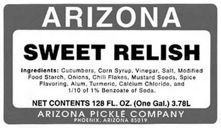 ARIZONA PICKLE COMPANY