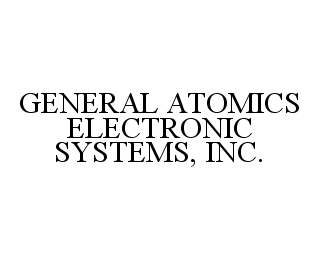 GENERAL ATOMICS ELECTRONIC SYSTEMS, INC.