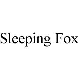 SLEEPING FOX