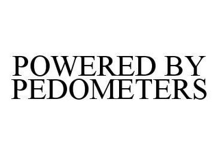 POWERED BY PEDOMETERS