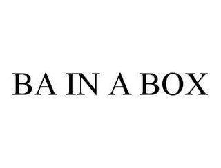 BA IN A BOX