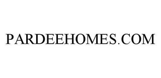 PARDEEHOMES.COM