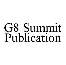 G8 SUMMIT PUBLICATION