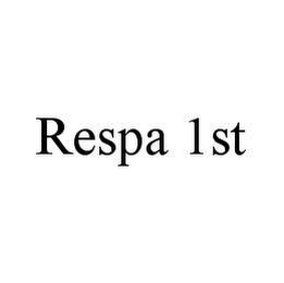 RESPA 1ST