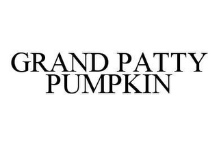 GRAND PATTY PUMPKIN