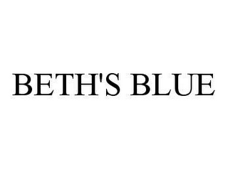 BETH'S BLUE