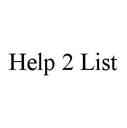 HELP 2 LIST