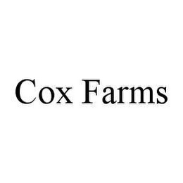 COX FARMS