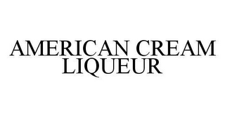 AMERICAN CREAM LIQUEUR