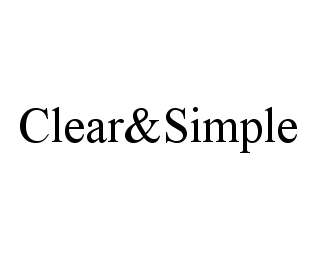 CLEAR&SIMPLE