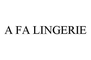 A FA LINGERIE
