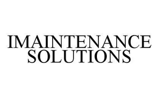 IMAINTENANCE SOLUTIONS