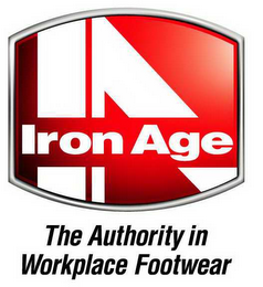 IA IRON AGE THE AUTHORITY IN WORKPLACE FOOTWEAR