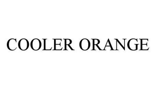 COOLER ORANGE