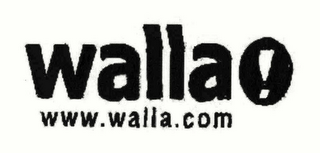 WALLA! WWW.WALLA.COM