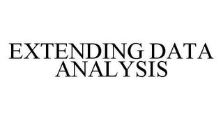 EXTENDING DATA ANALYSIS