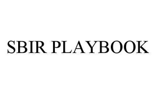 SBIR PLAYBOOK