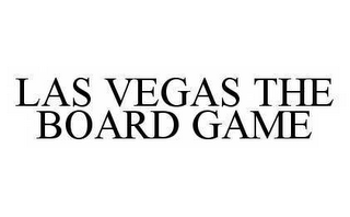 LAS VEGAS THE BOARD GAME