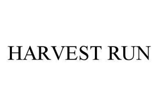 HARVEST RUN