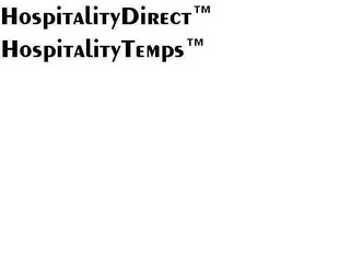 HOSPITALITY DIRECT HOSPITALITY TEMPS