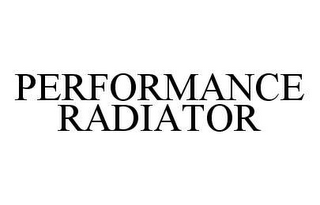 PERFORMANCE RADIATOR