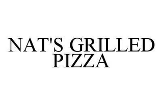 NAT'S GRILLED PIZZA