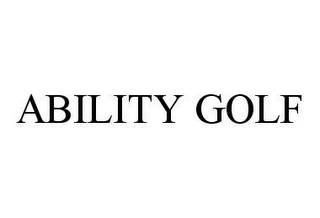 ABILITY GOLF