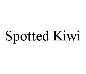 SPOTTED KIWI