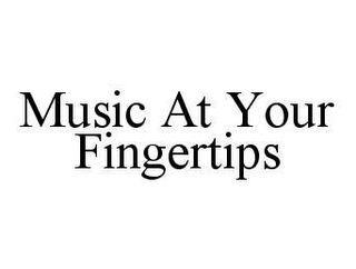 MUSIC AT YOUR FINGERTIPS