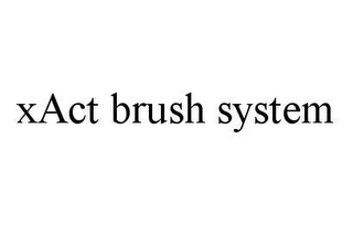 XACT BRUSH SYSTEM