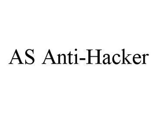 AS ANTI-HACKER