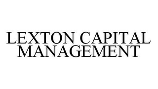 LEXTON CAPITAL MANAGEMENT