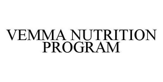 VEMMA NUTRITION PROGRAM