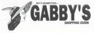 GET IT STRAIGHT FROM... GABBY'S SHOPPING GUIDE