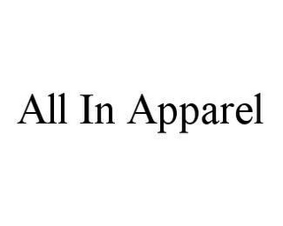 ALL IN APPAREL