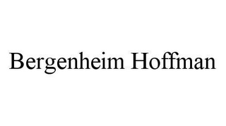 BERGENHEIM HOFFMAN