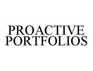 PROACTIVE PORTFOLIOS