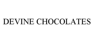 DEVINE CHOCOLATES