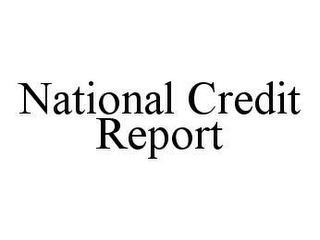 NATIONAL CREDIT REPORT